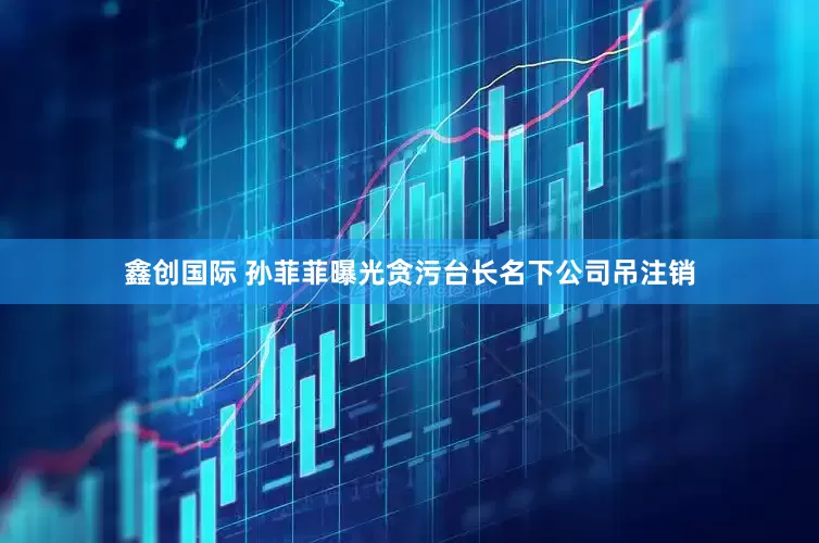鑫创国际 孙菲菲曝光贪污台长名下公司吊注销